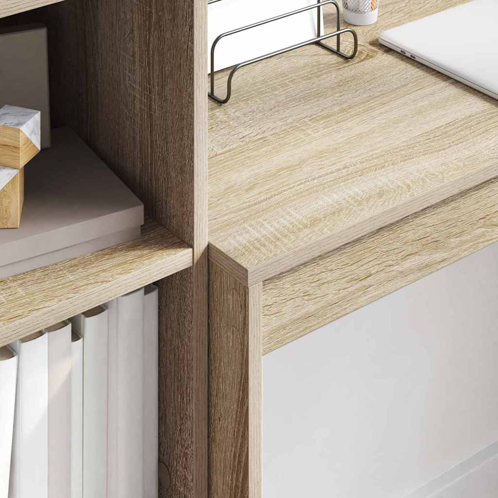 Bureau met lade 2 pcs Sonoma Eiken