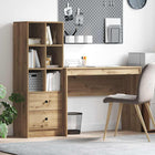 Bureau met lade 145.5x40x127 cm artisan eiken