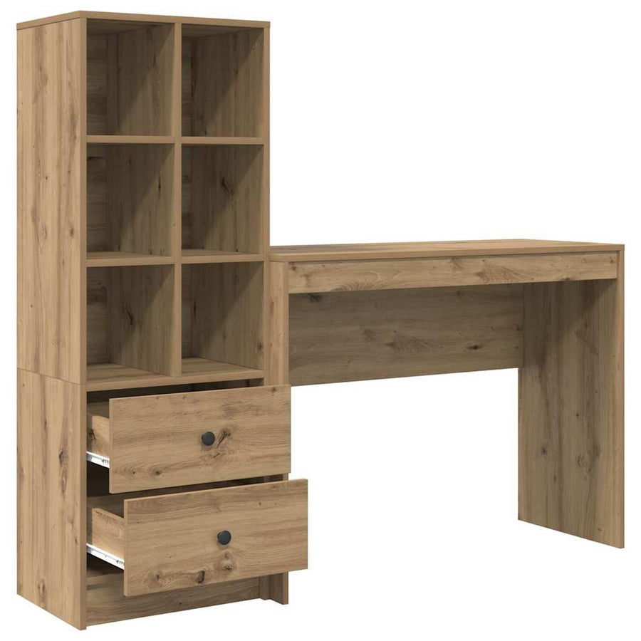 Bureau met lade 2 pcs Artisan Eiken