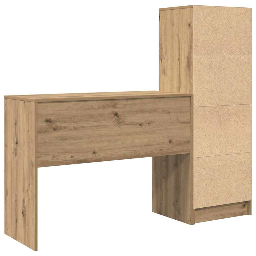 Bureau met lade 2 pcs Artisan Eiken