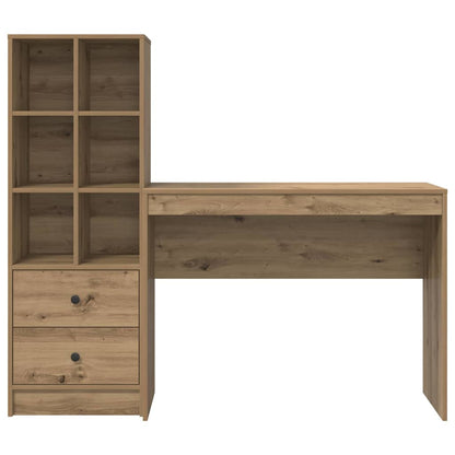 Bureau met lade 2 pcs Artisan Eiken