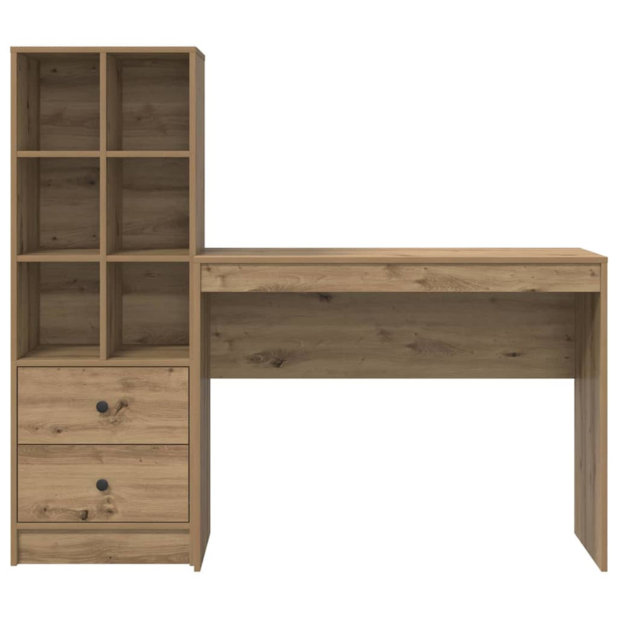Bureau met lade 2 pcs Artisan Eiken