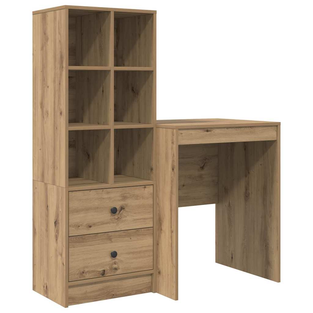Bureau met lade 2 pcs Artisan Eiken