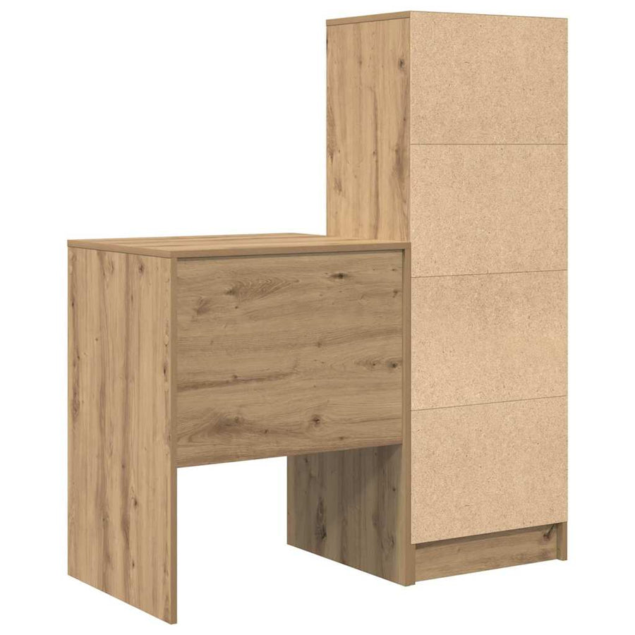 Bureau met lade 2 pcs Artisan Eiken