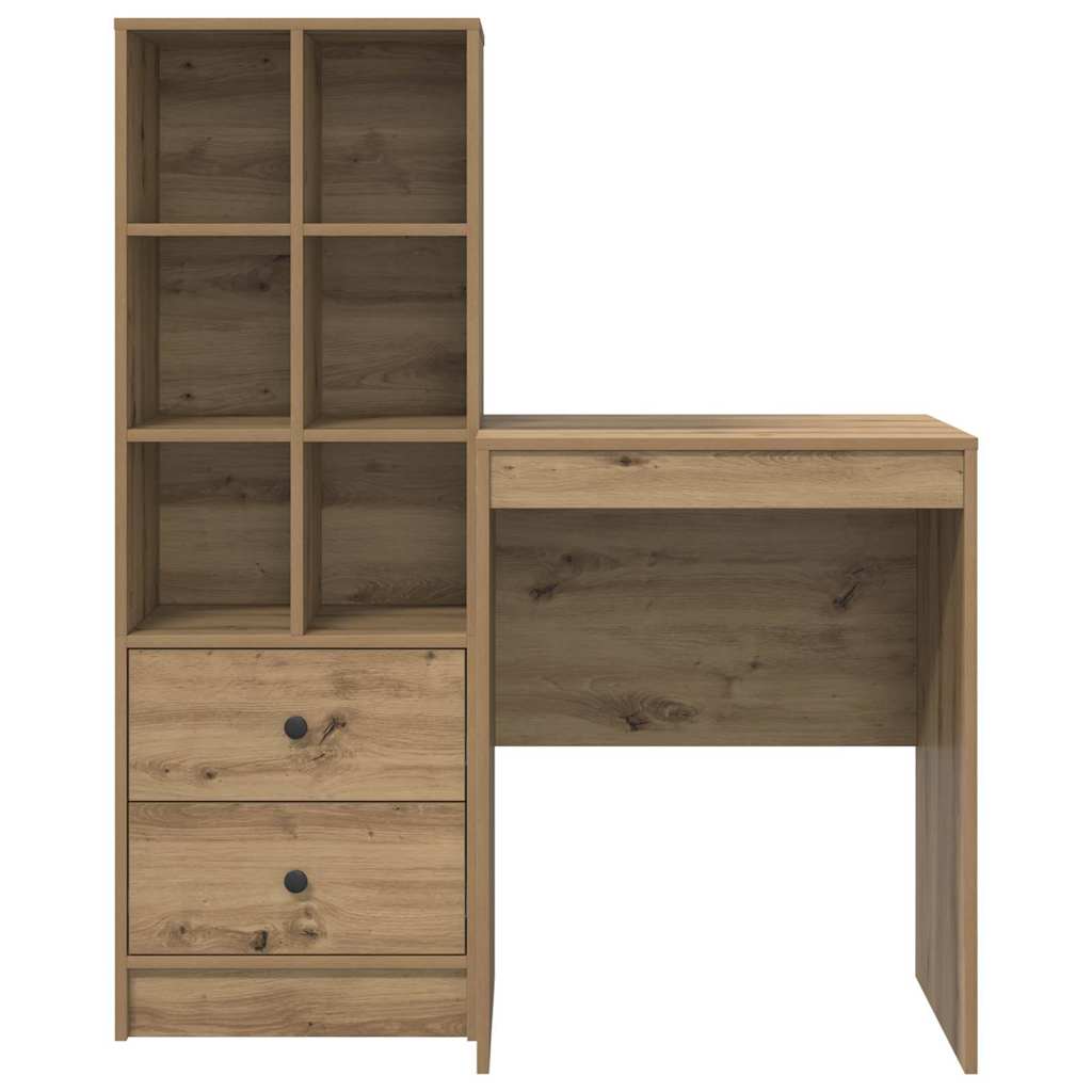 Bureau met lade 2 pcs Artisan Eiken