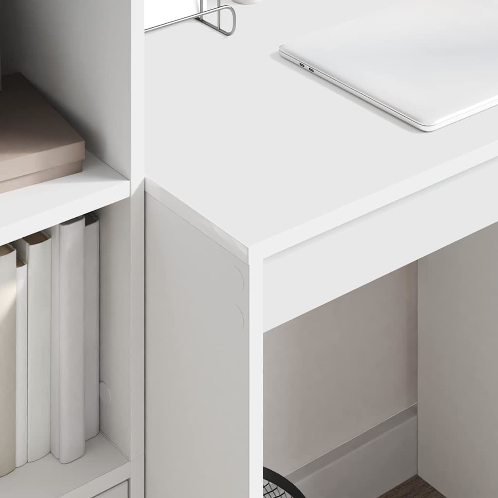 Bureau met lade 2 pcs Wit