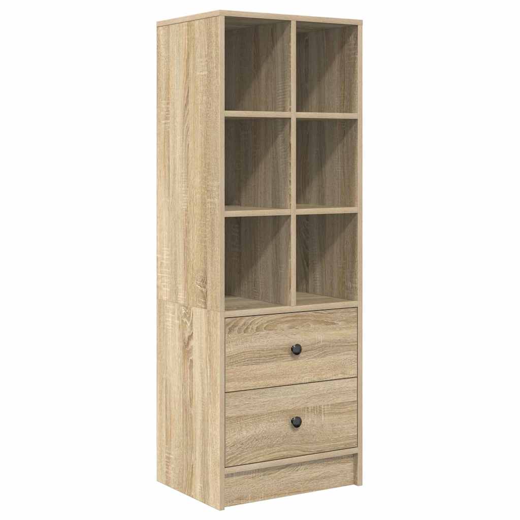 Bureau met lade 2 pcs Sonoma Eiken