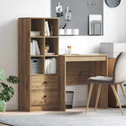 Bureau met lade 115.5x50x127 cm artisan eiken