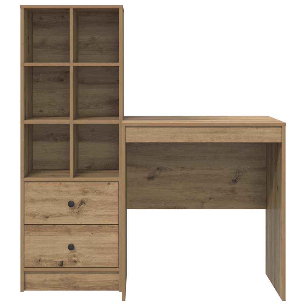 Bureau met lade 2 pcs Artisan Eiken