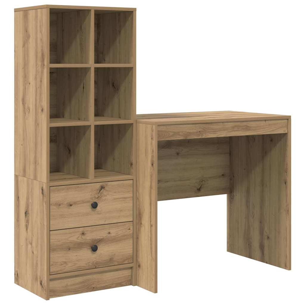 Bureau met lade 2 pcs Artisan Eiken
