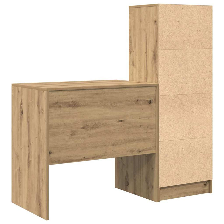 Bureau met lade 2 pcs Artisan Eiken