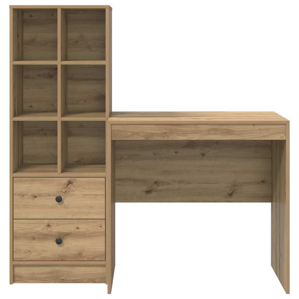 Bureau met lade 2 pcs Artisan Eiken