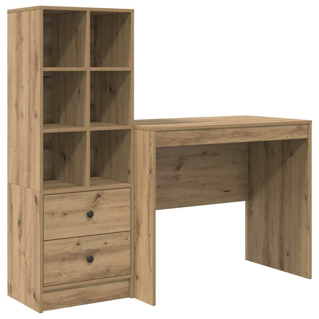 Bureau met lade 2 pcs Artisan Eiken