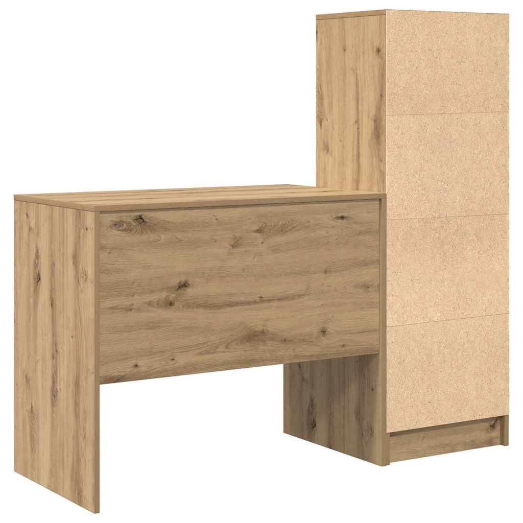 Bureau met lade 2 pcs Artisan Eiken