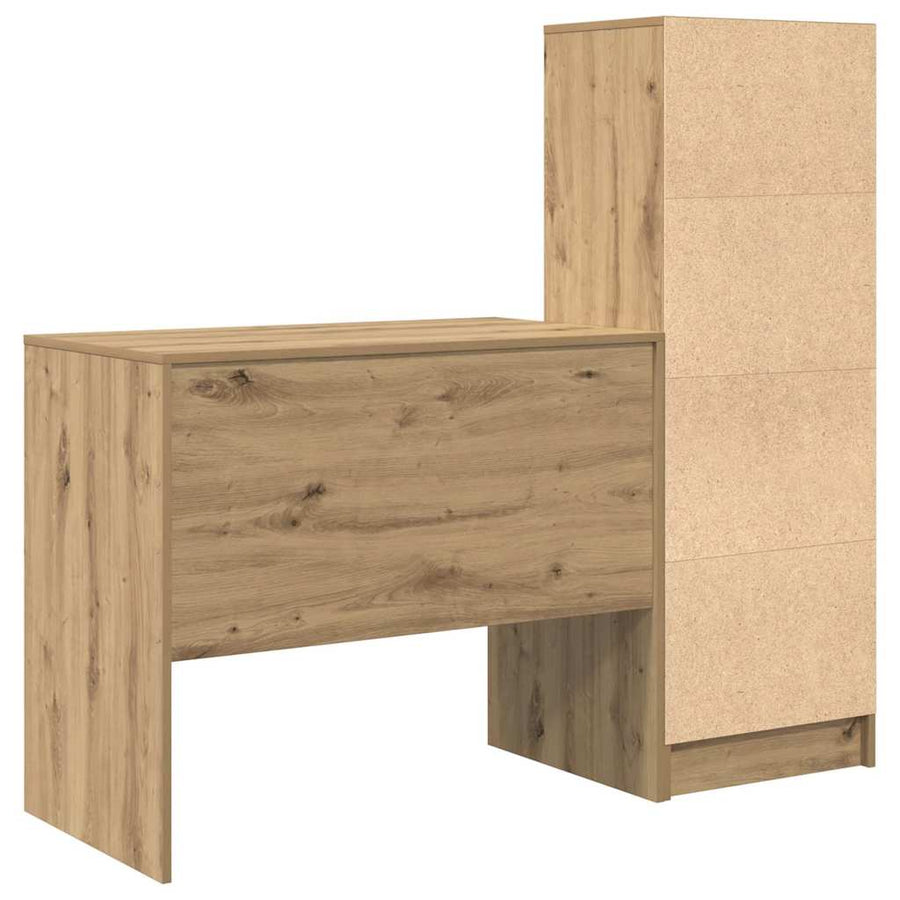 Bureau met lade 2 pcs Artisan Eiken