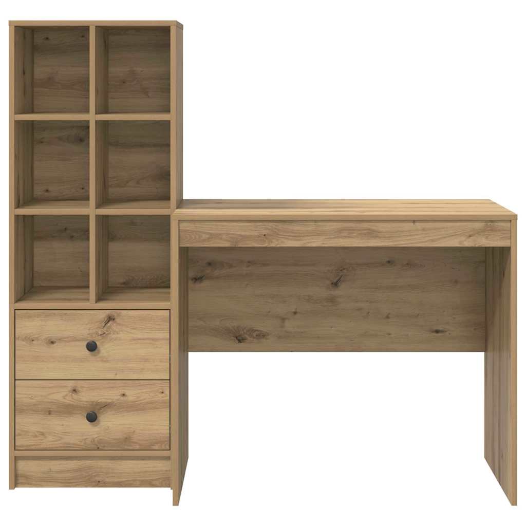 Bureau met lade 2 pcs Artisan Eiken