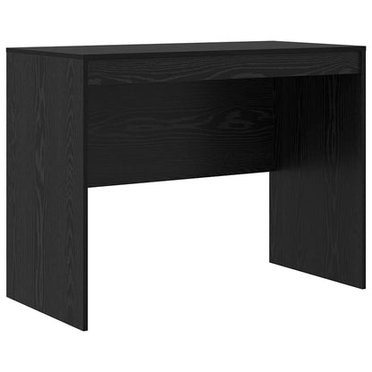 Bureau met lade 2 pcs Zwart Eiken