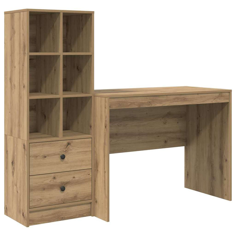 Bureau met lade 2 pcs Artisan Eiken