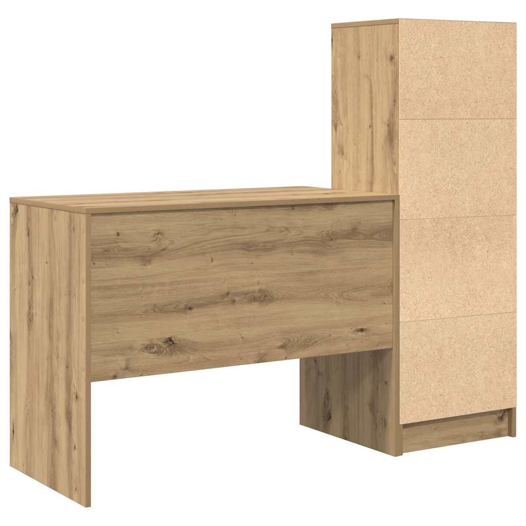 Bureau met lade 2 pcs Artisan Eiken