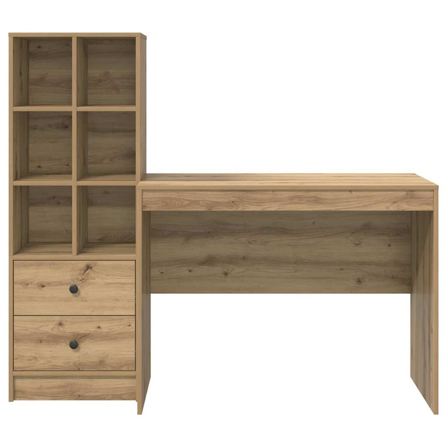 Bureau met lade 2 pcs Artisan Eiken