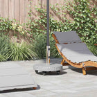 Parasol Base Grey 45 x 45 x 45 cm Granite and Stainless Steel
