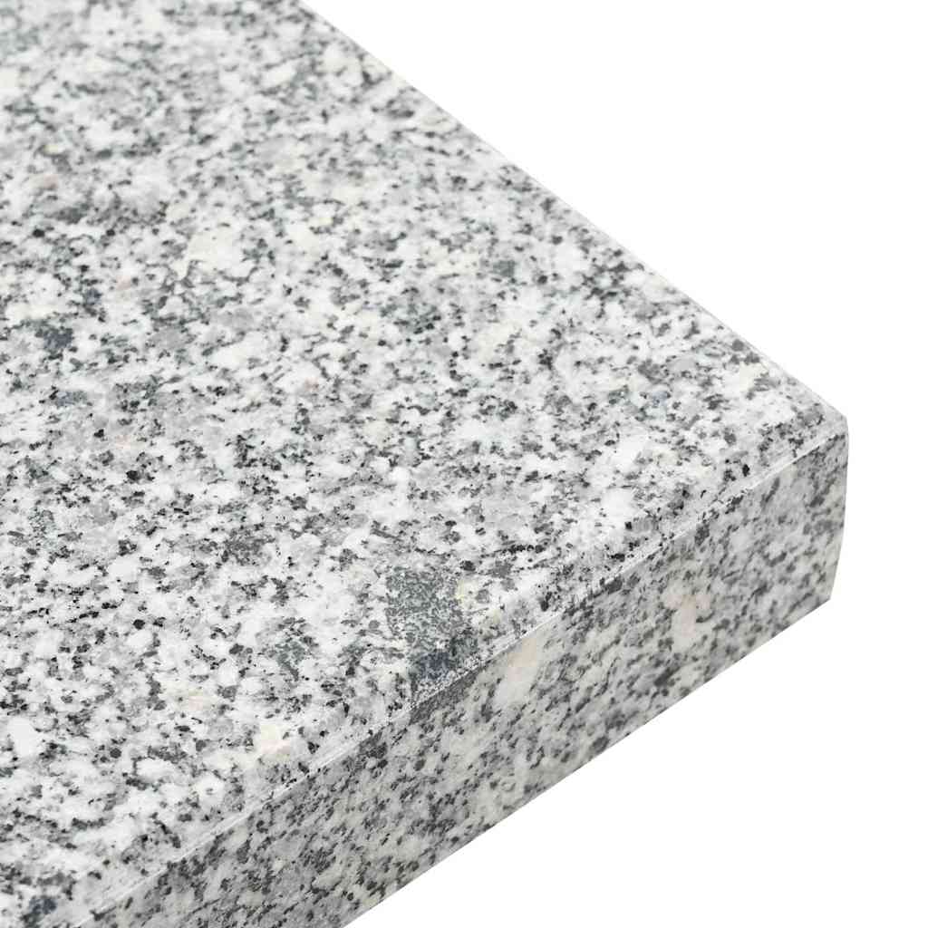 Parasolvoet Grijs 45 x 45 x 45 cm Graniet
