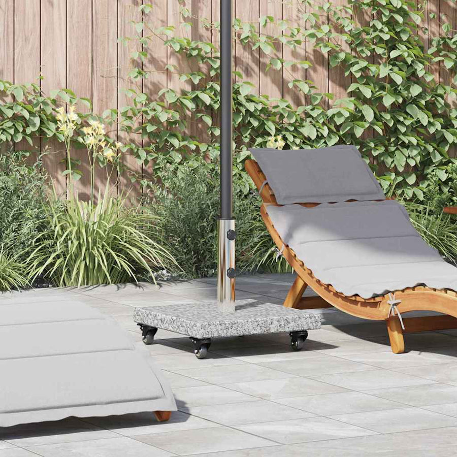 Parasolvoet Grijs 45 x 45 x 45 cm Graniet