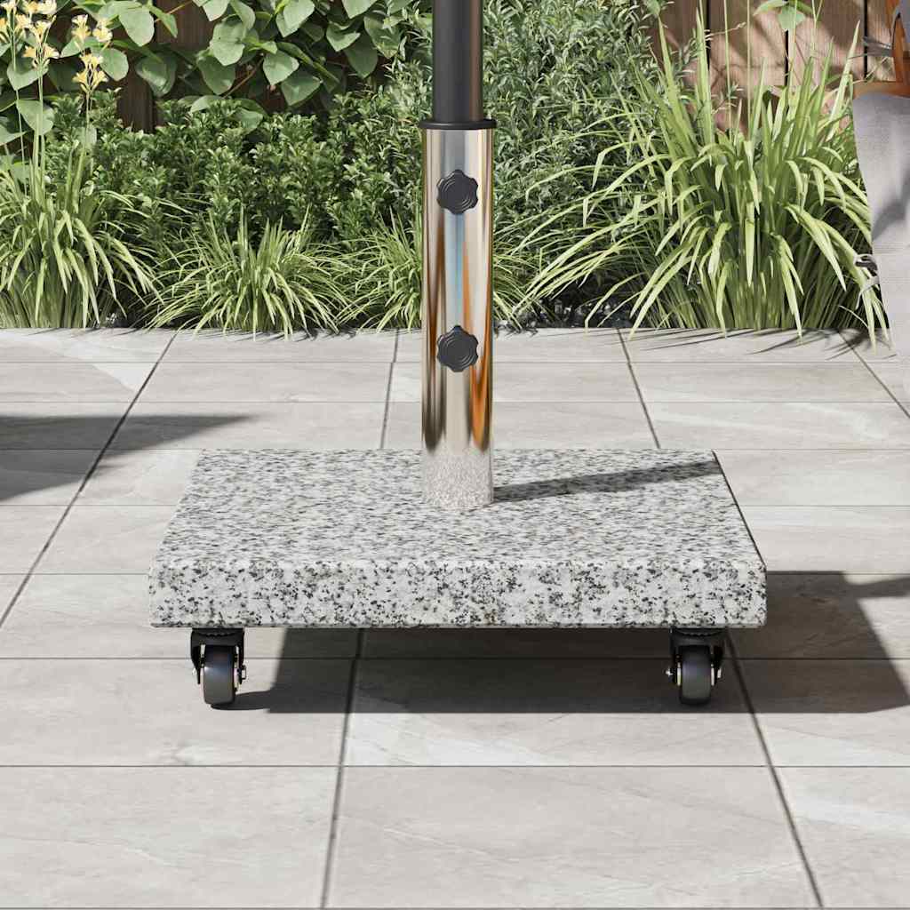 Parasolvoet Grijs 45 x 45 x 45 cm Graniet