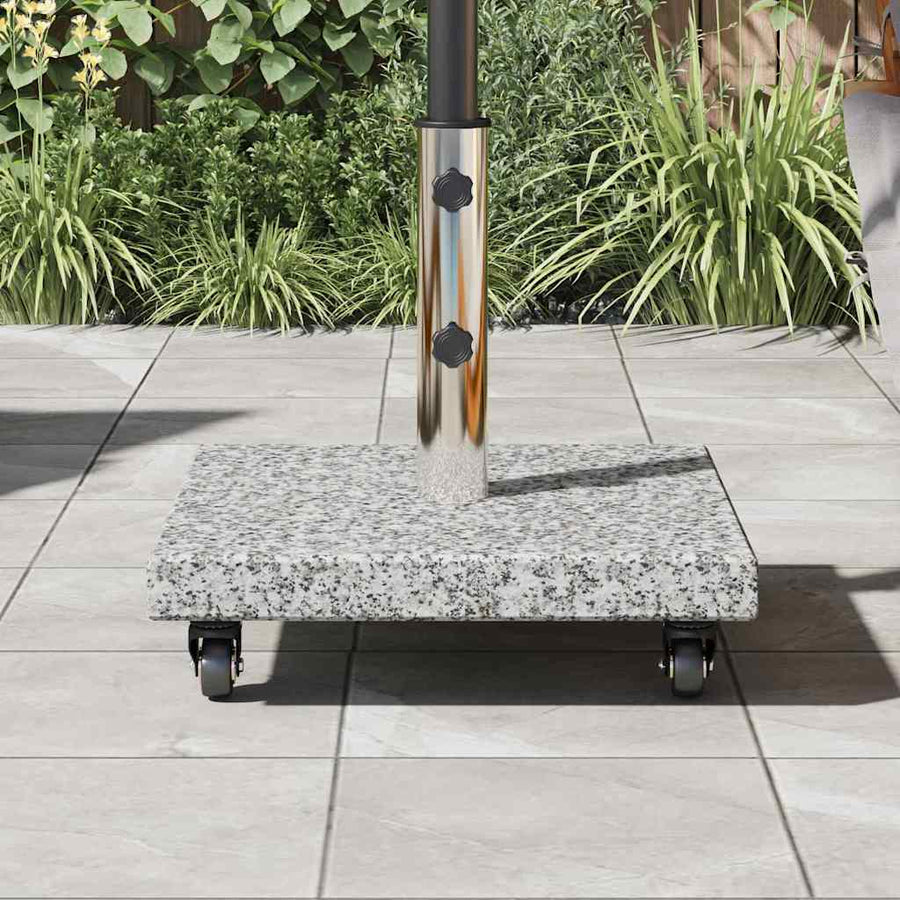 Parasolvoet Grijs 45 x 45 x 45 cm Graniet