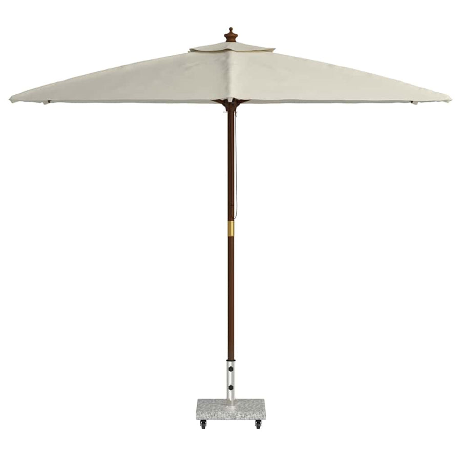 Parasolvoet Grijs 45 x 45 x 45 cm Graniet