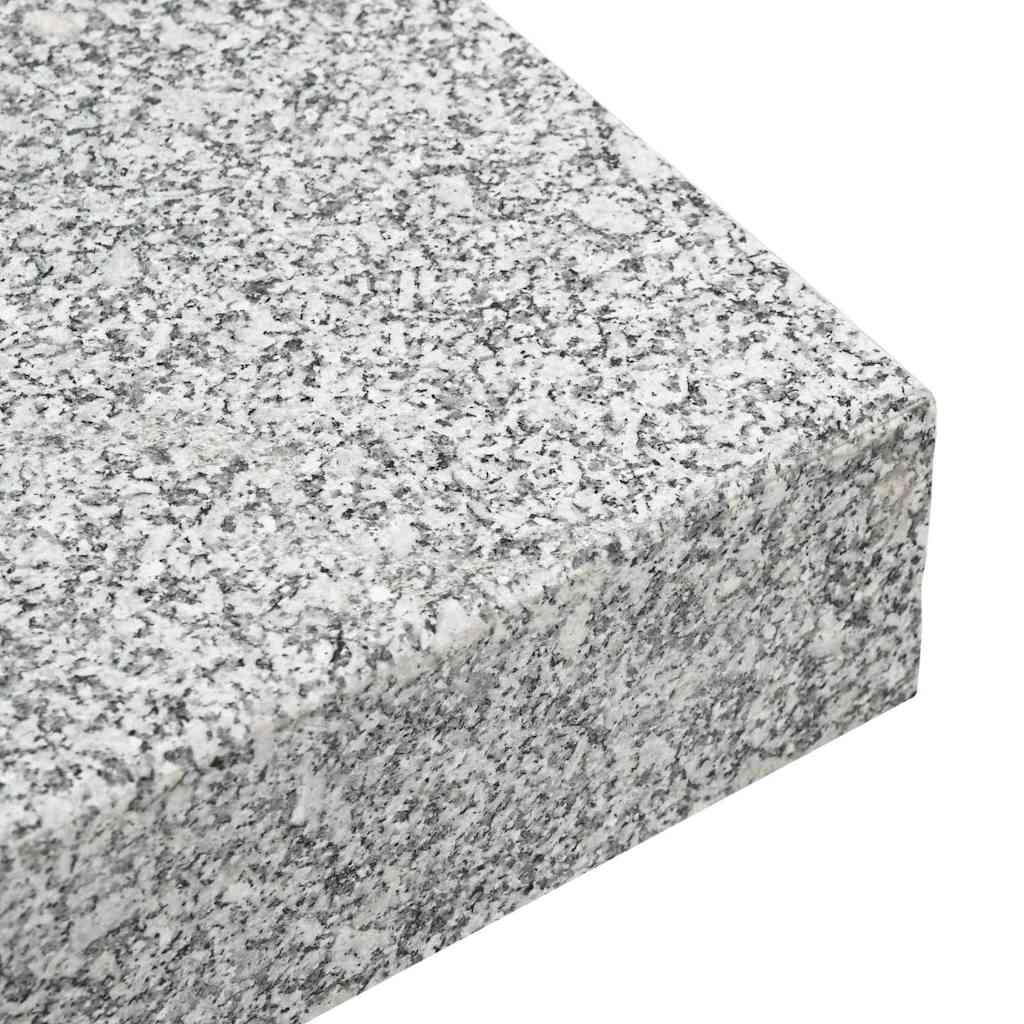Parasolvoet Grijs 45 x 25 x 45 cm Graniet en Staal