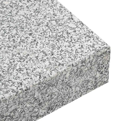 Parasolvoet Grijs 45 x 25 x 45 cm Graniet en Staal