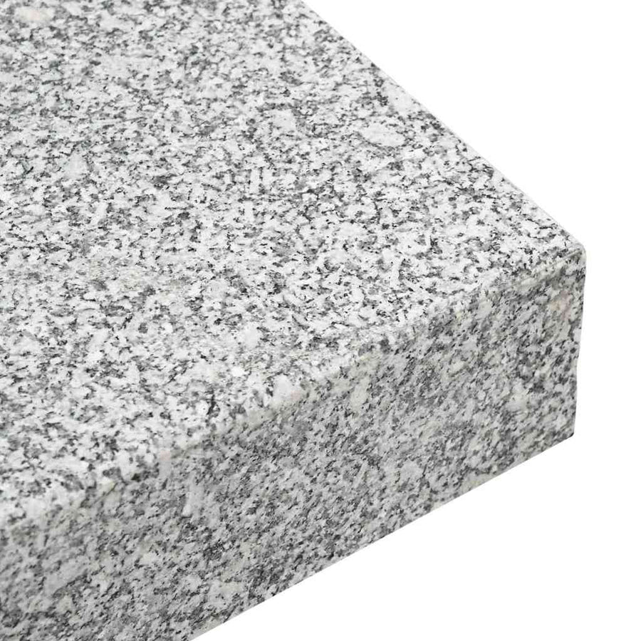 Parasolvoet Grijs 45 x 25 x 45 cm Graniet en Staal
