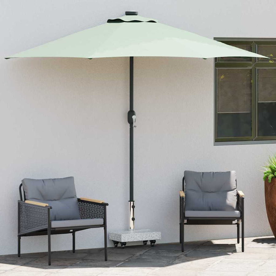 Parasolvoet Grijs 45 x 25 x 45 cm Graniet en Staal