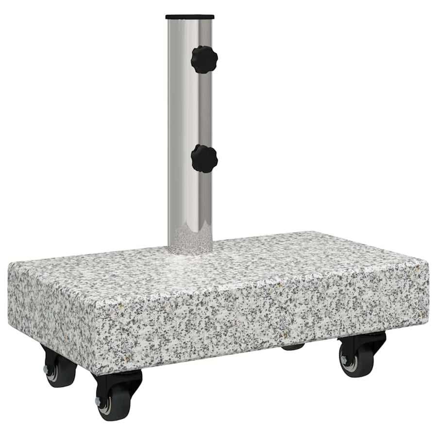 Parasolvoet Grijs 45 x 25 x 45 cm Graniet en Staal