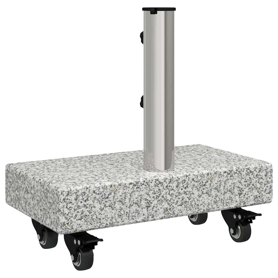 Parasolvoet Grijs 45 x 25 x 45 cm Graniet en Staal