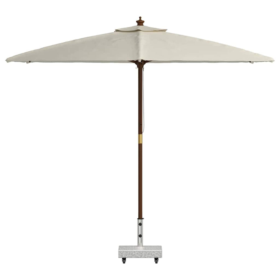 Parasolvoet Grijs 45 x 25 x 45 cm Graniet en Staal