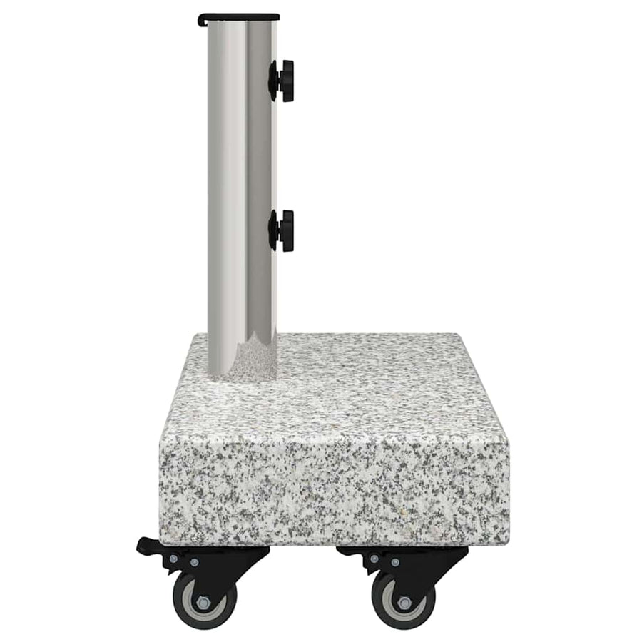 Parasolvoet Grijs 45 x 25 x 45 cm Graniet en Staal