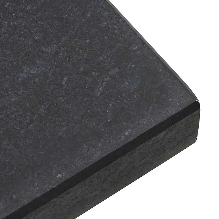 Parasolvoet Zwart 45 x 45 x 43 cm Graniet en Staal