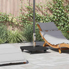 Parasol Base Black 45 x 45 x 43 cm Granite and Steel