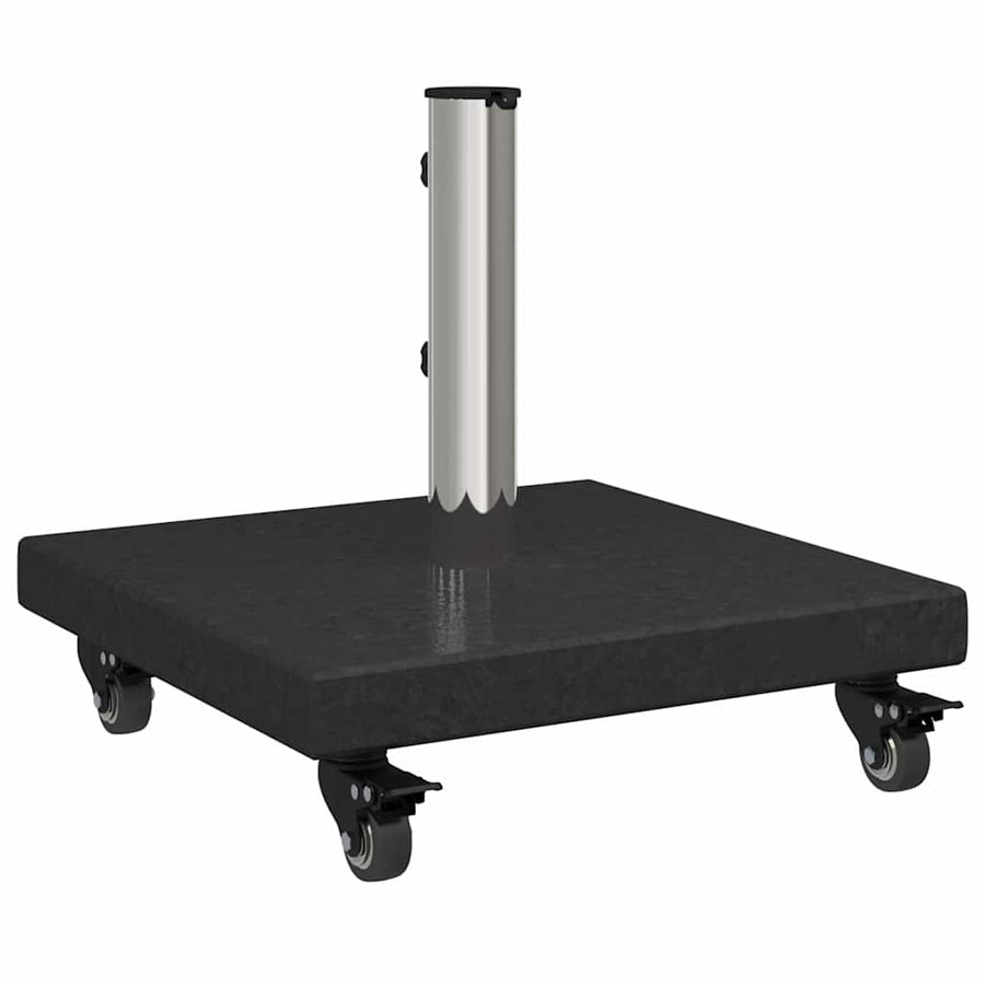 Parasolvoet Zwart 45 x 45 x 43 cm Graniet en Staal