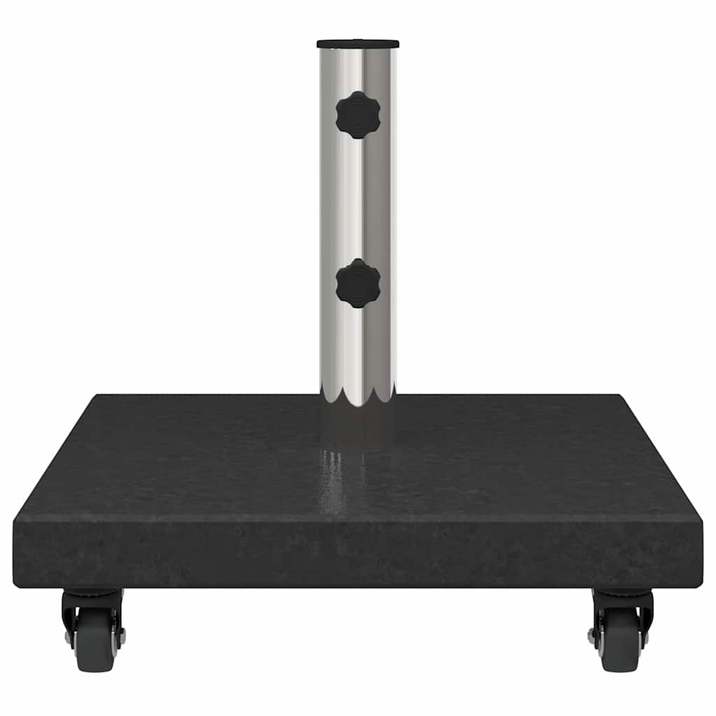 Parasolvoet Zwart 45 x 45 x 43 cm Graniet en Staal