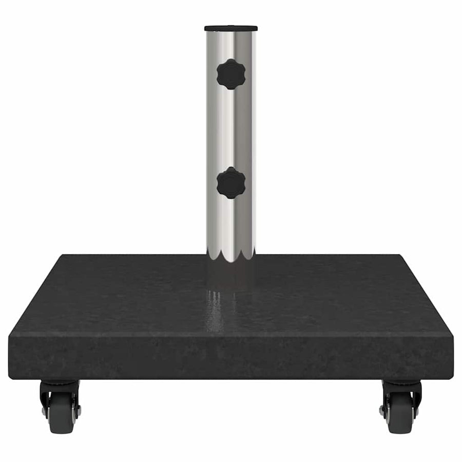 Parasolvoet Zwart 45 x 45 x 43 cm Graniet en Staal