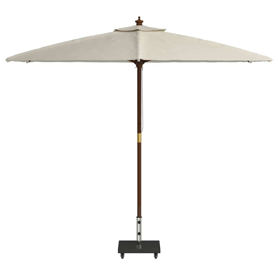 Parasolvoet Zwart 45 x 45 x 43 cm Graniet en Staal