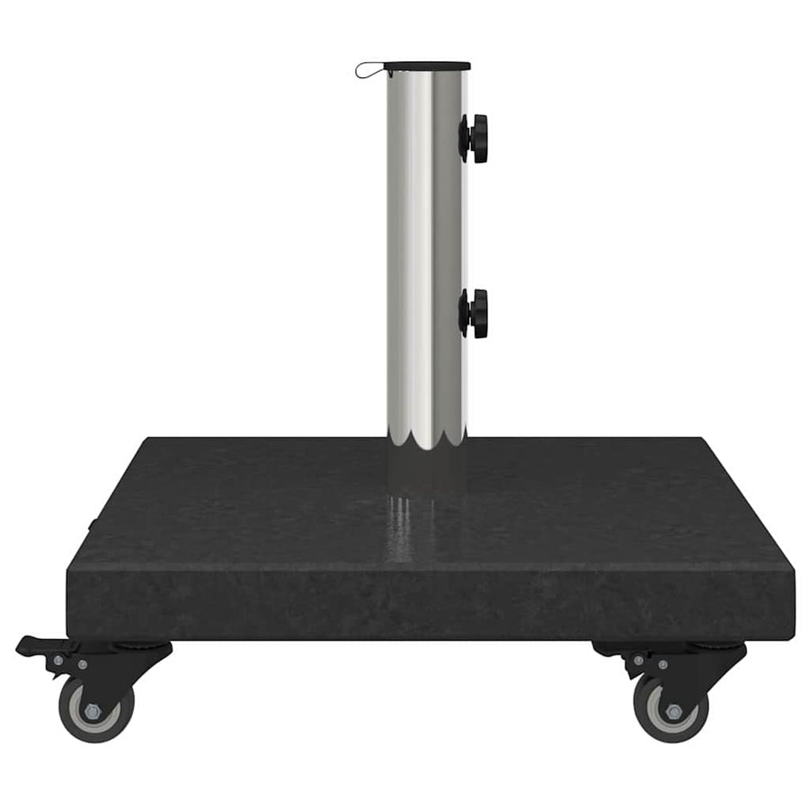 Parasolvoet Zwart 45 x 45 x 43 cm Graniet en Staal