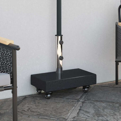Parasolvoet Zwart 45 x 25 x 45 cm Graniet