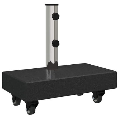 Parasolvoet Zwart 45 x 25 x 45 cm Graniet