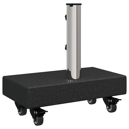 Parasolvoet Zwart 45 x 25 x 45 cm Graniet