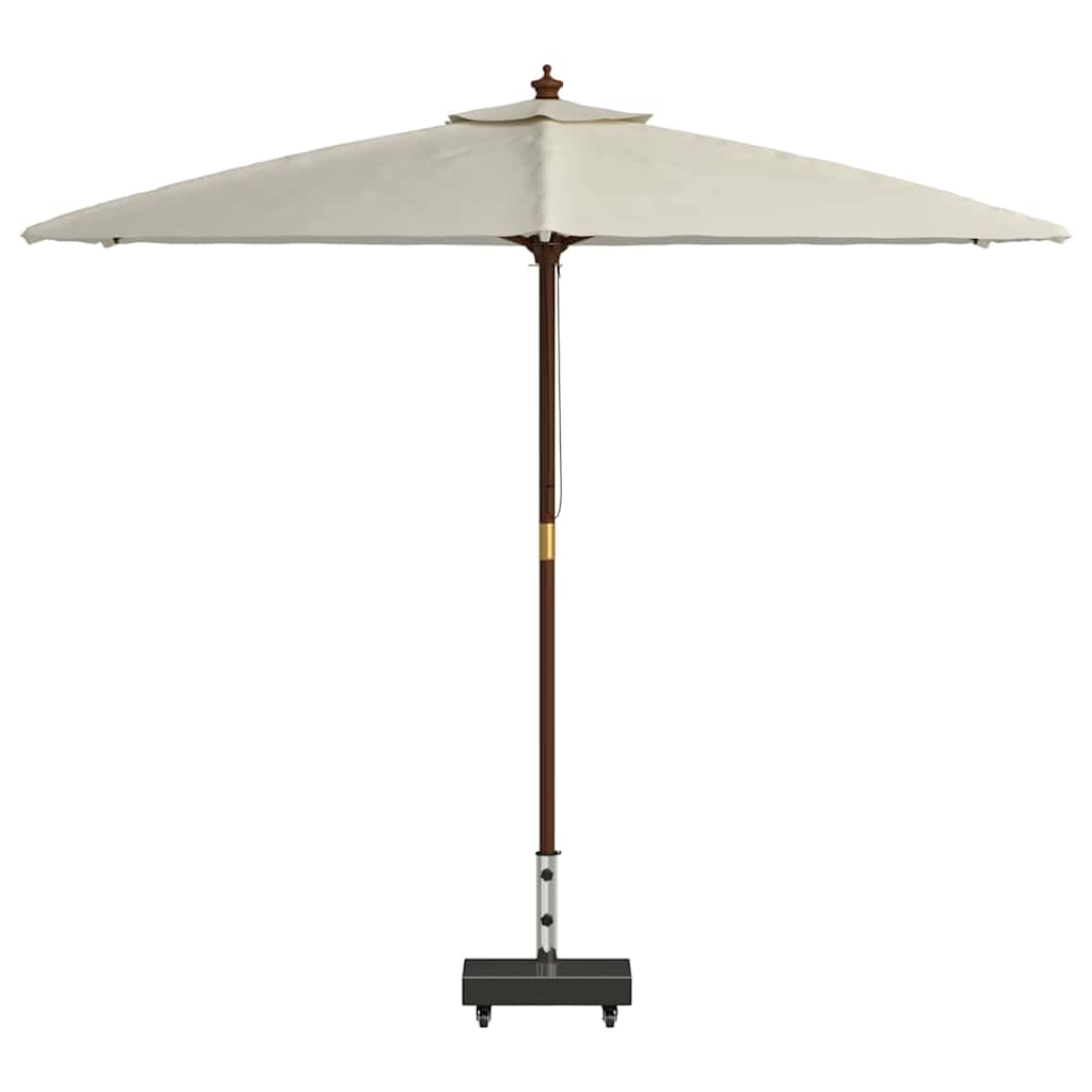 Parasolvoet Zwart 45 x 25 x 45 cm Graniet