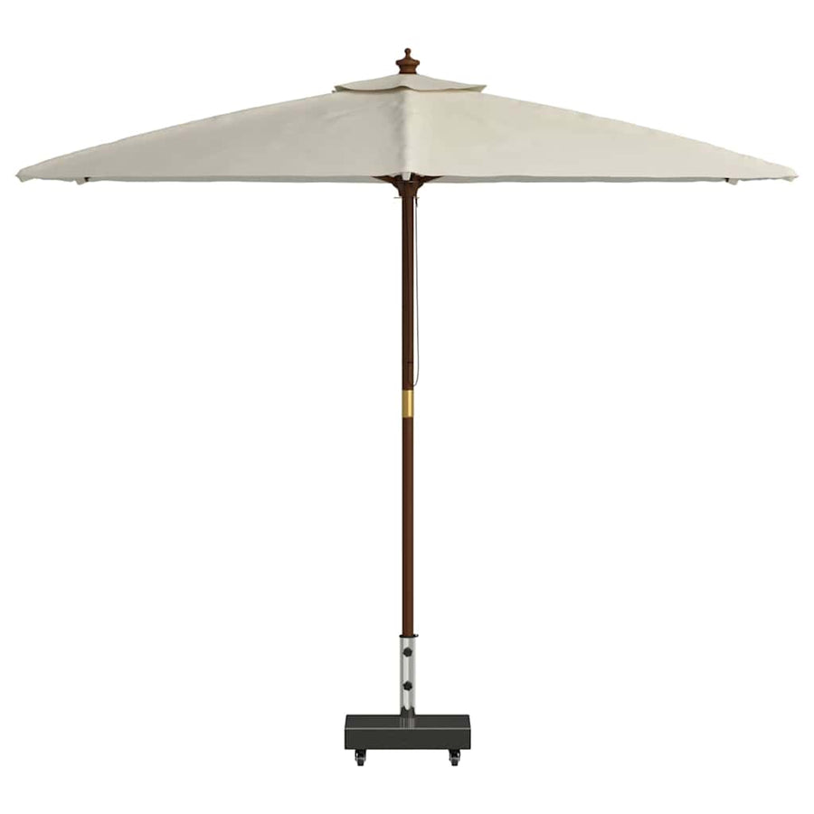 Parasolvoet Zwart 45 x 25 x 45 cm Graniet